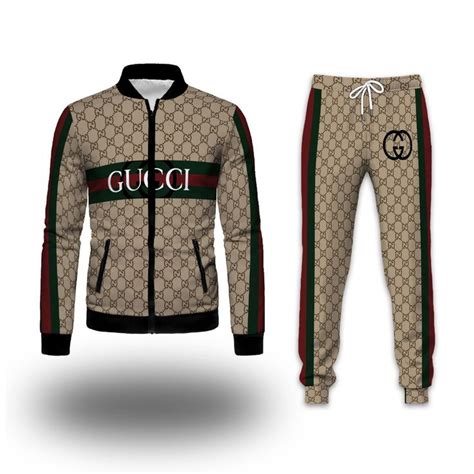 gucci jumpsuit mens cheap|authentic Gucci tracksuit.